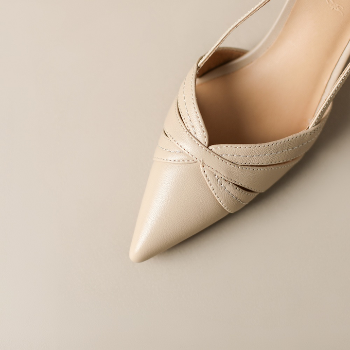 USS Shoes Olivia Women's Leather Pointed Toe Dress Sandals