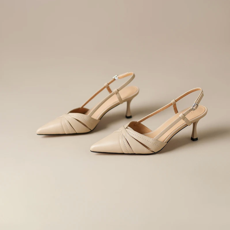 USS Shoes Olivia Women's Leather Pointed Toe Dress Sandals