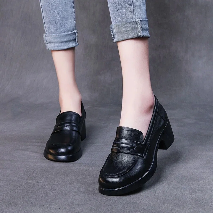 dress loafer color black size 9 for women