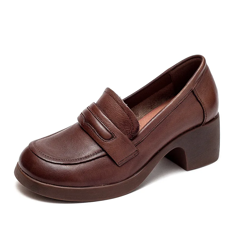 slip on loafer color brown size 5.5 for women