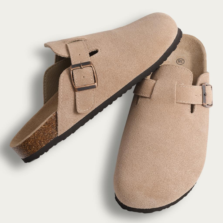 ankle strap clogs color brown size 9 for women