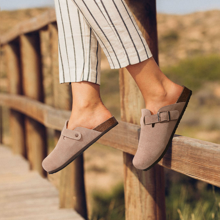 casual mule color brown size 7.5 for women