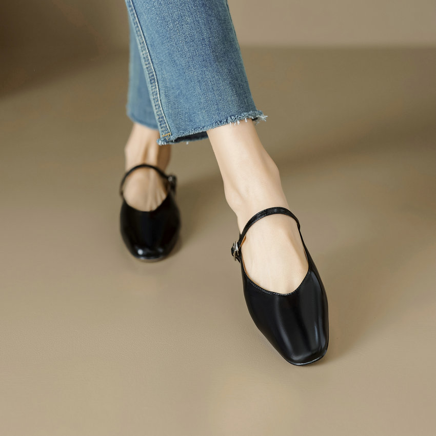 USS Shoes Oriana Women's Leather Summer Flat Mules