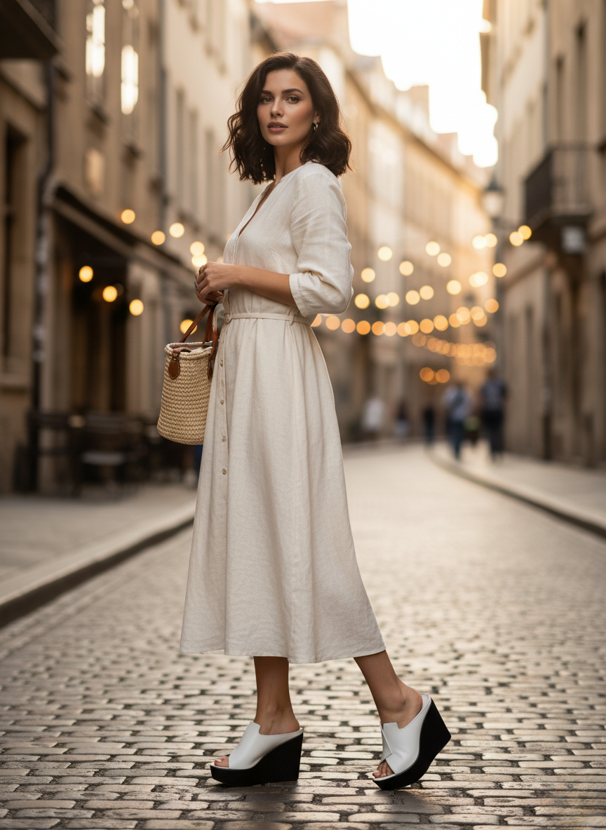 USS Shoes Ornella Women's Wedge Platform Sandal