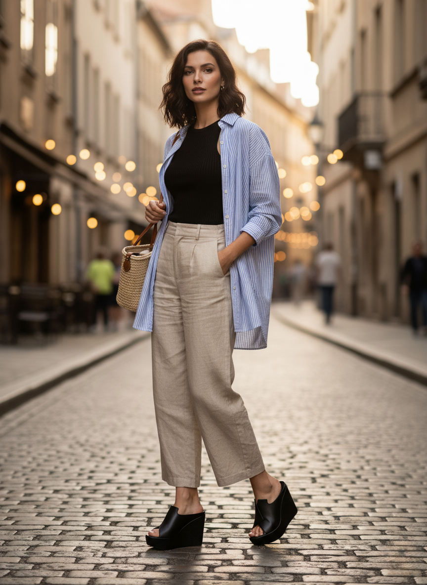 USS Shoes Ornella Women's Wedge Platform Sandal