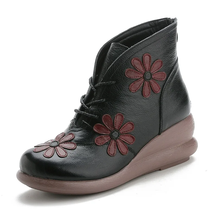 autumn boots color black size 7 for women