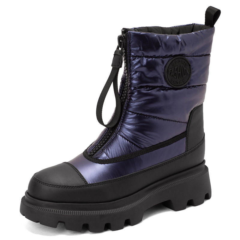  waterproof boots color blue size 6 for women
