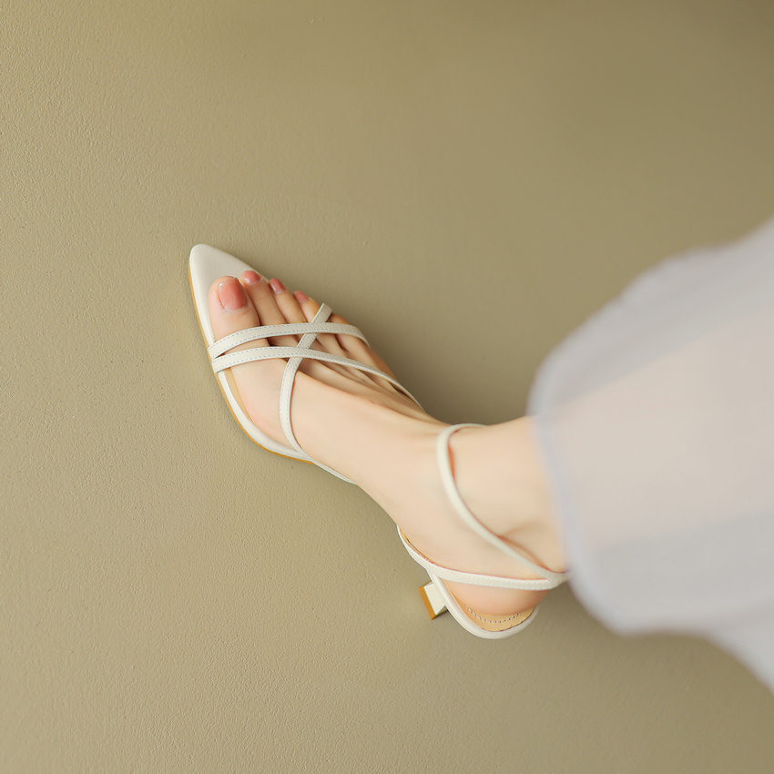 dress sandals color beige size 6.5 for women