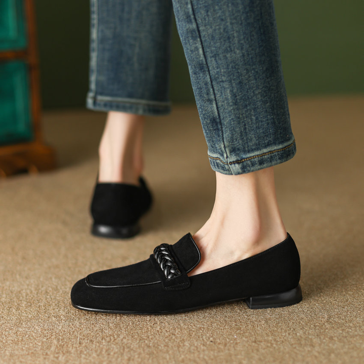 dress loafers color black size 8. 5 for women