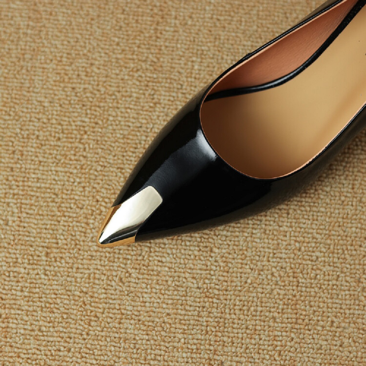 pointed toe pumps color black size 6 for women