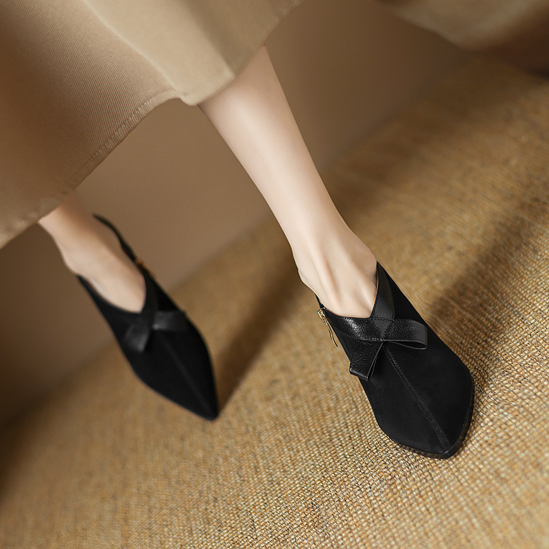 pointed pumps color black size 7 for women