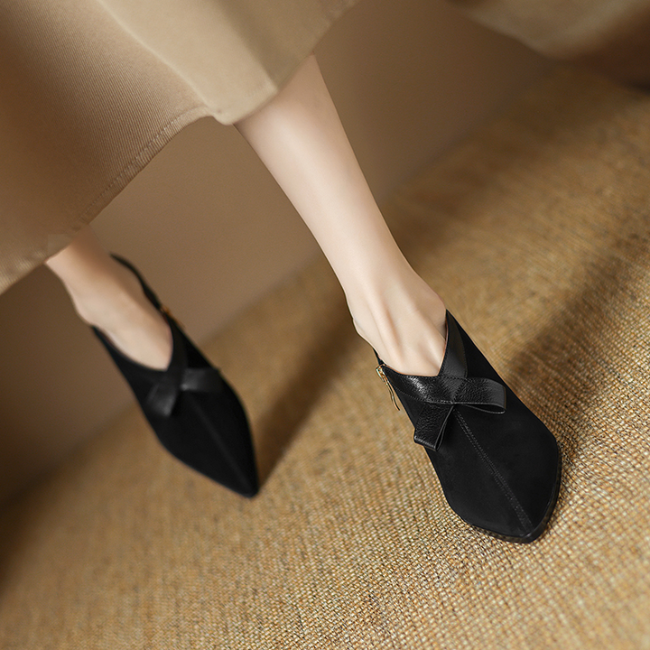 pointed pumps color black size 7 for women