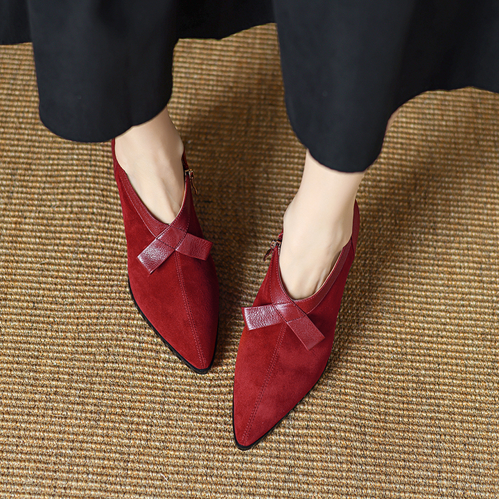 dress pumps color red size 7 for women