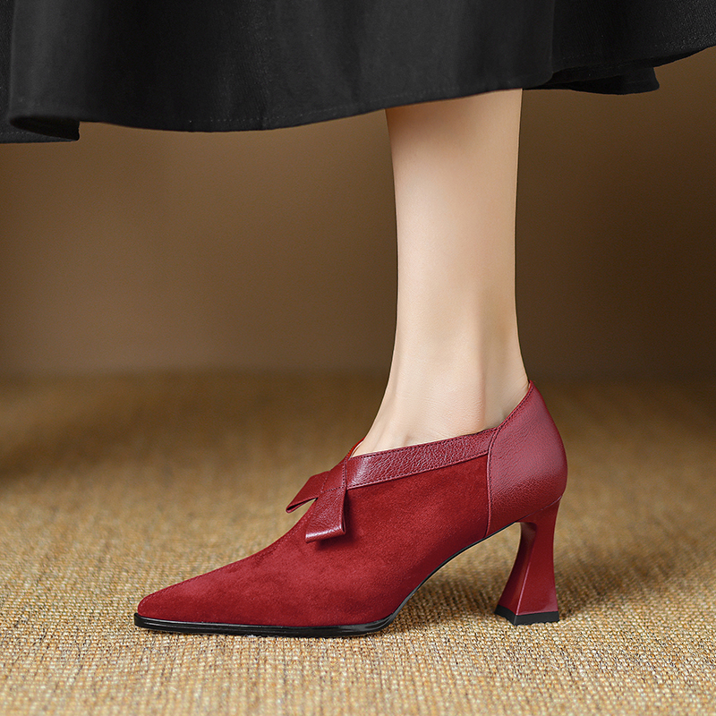 hight quality pumps color red size 9 for women 