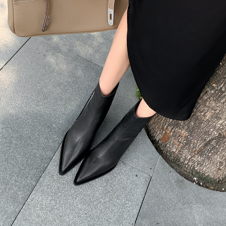 dress boots color black size 6 for women