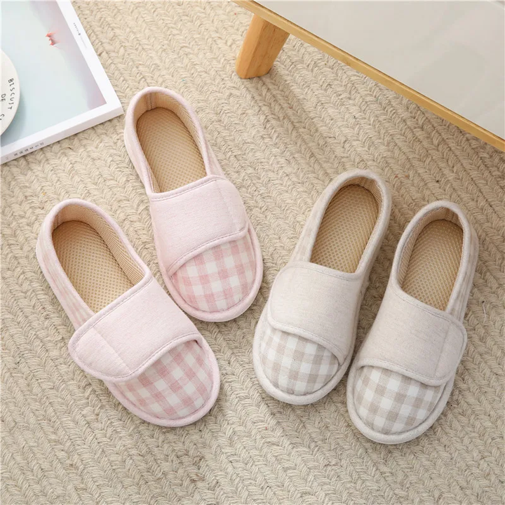 slip on slipper color gray size 8 for women