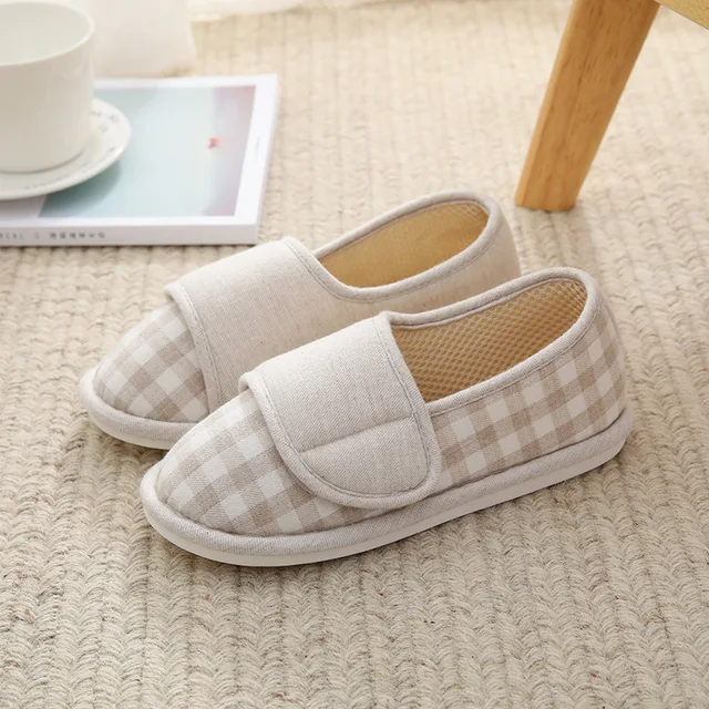 flats slipper color beige size 8 for women