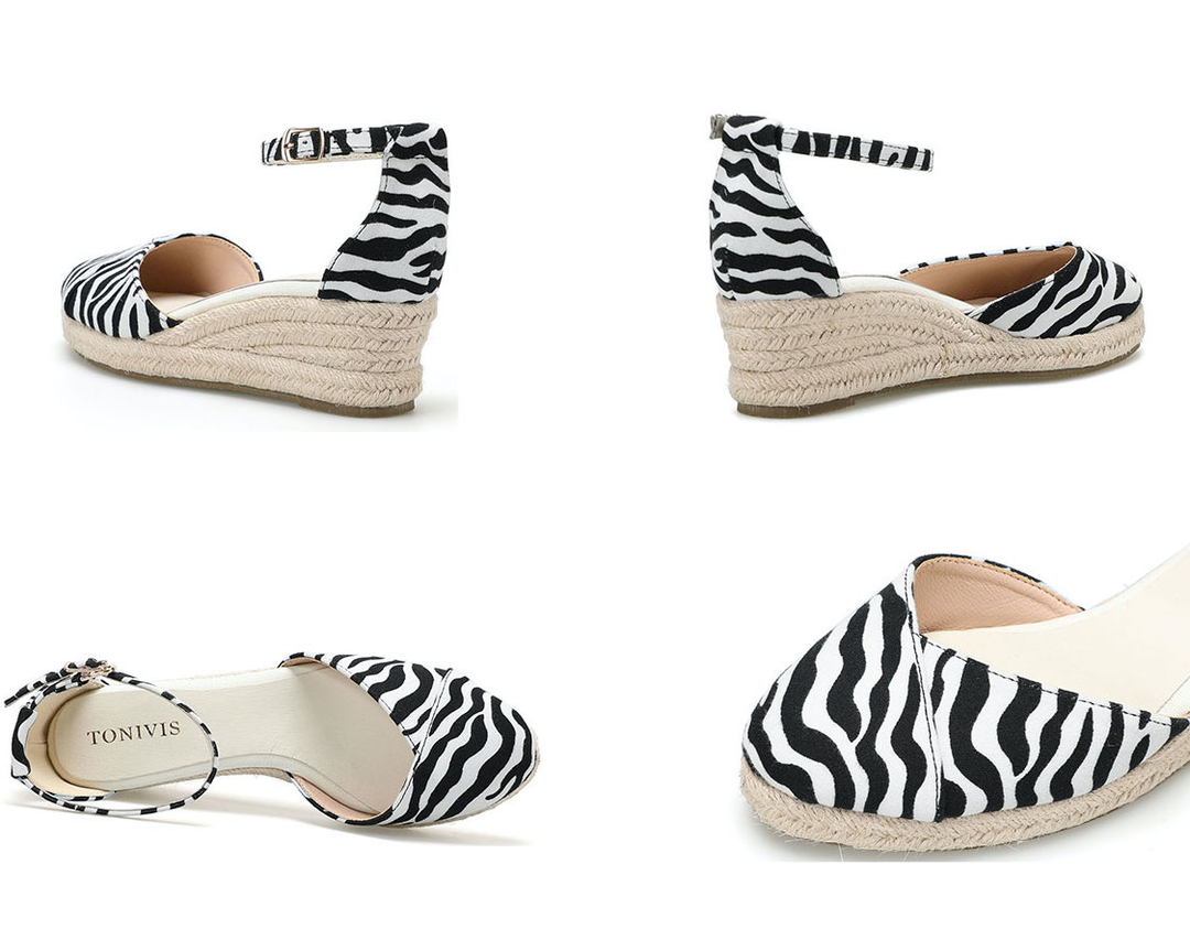 stretch fabric espadrilles color black size 10 for women