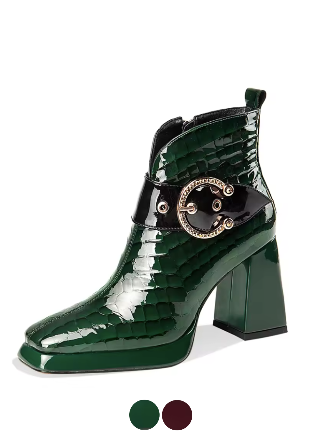 USS Shoes Romina Women's Square Heel Platform Ankle Boots