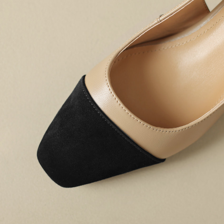 square toe pumps color apricot size 8.5 for women
