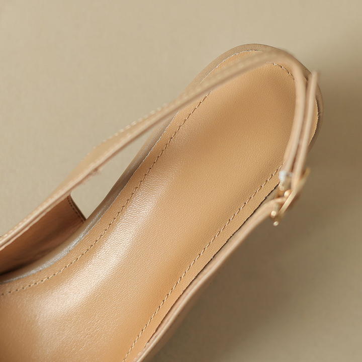 comfortable pumps color apricot size 9 for women