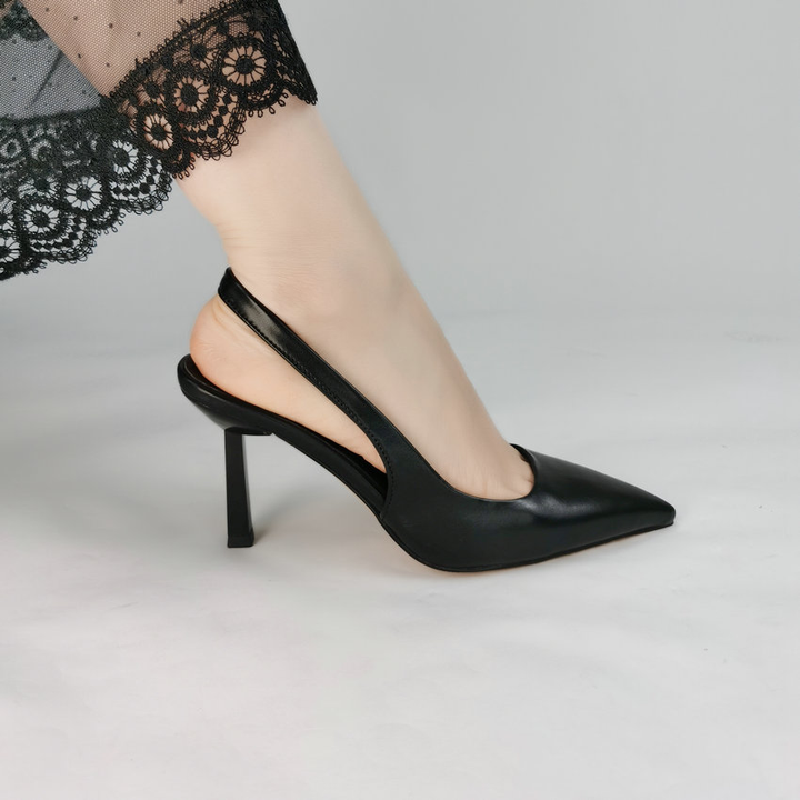 office pumps shoes color black size 8 for women