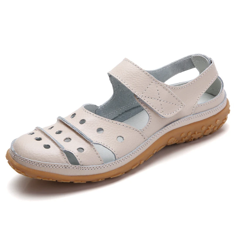 sandals color beige size 5 for women