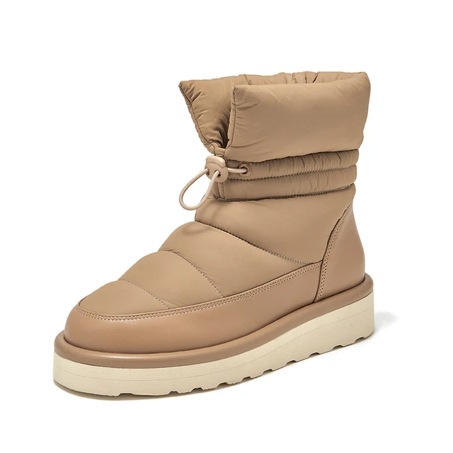 waterproof boots color apricot size 6 for women