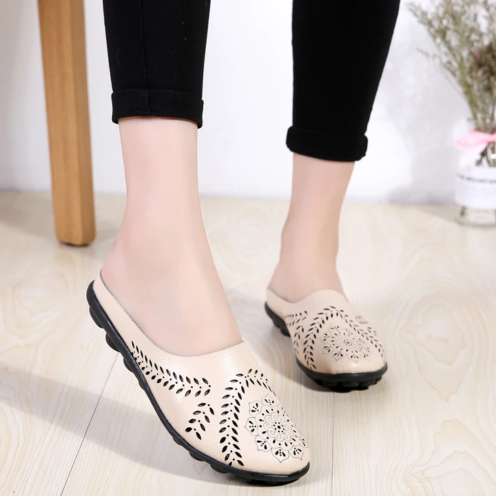 casual clog color beige size 9 for women