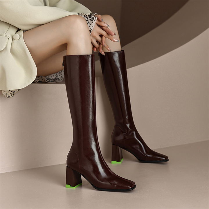 autumn boots color brown size 8 for women
