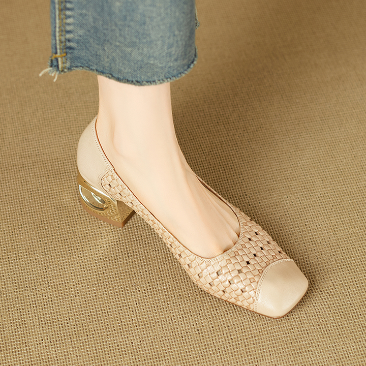 dress pumps color apricot size 7.5 for women