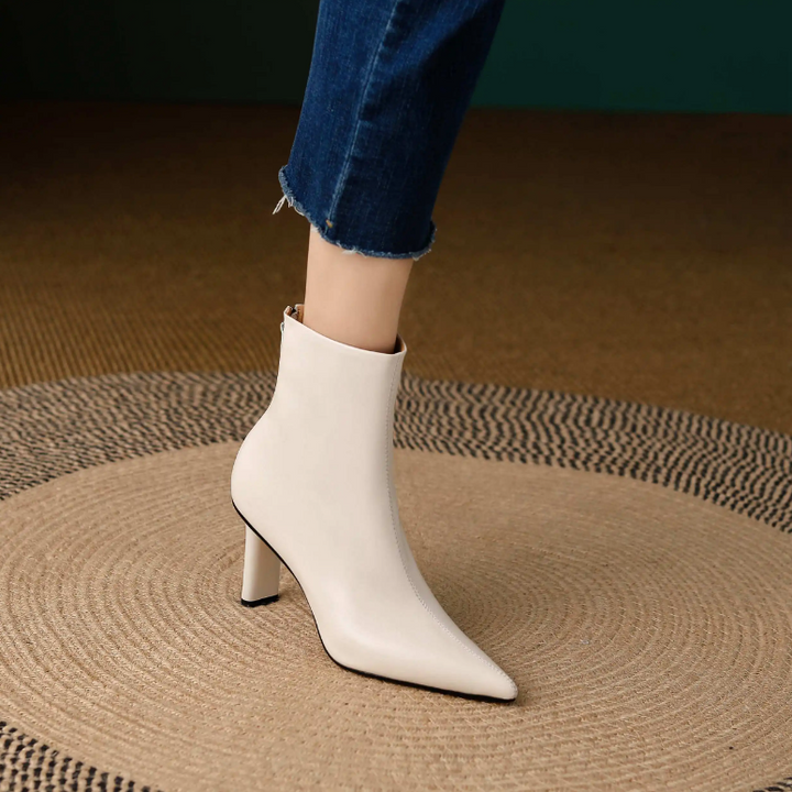 Autumn Boots Color Beige Size 8 for Women