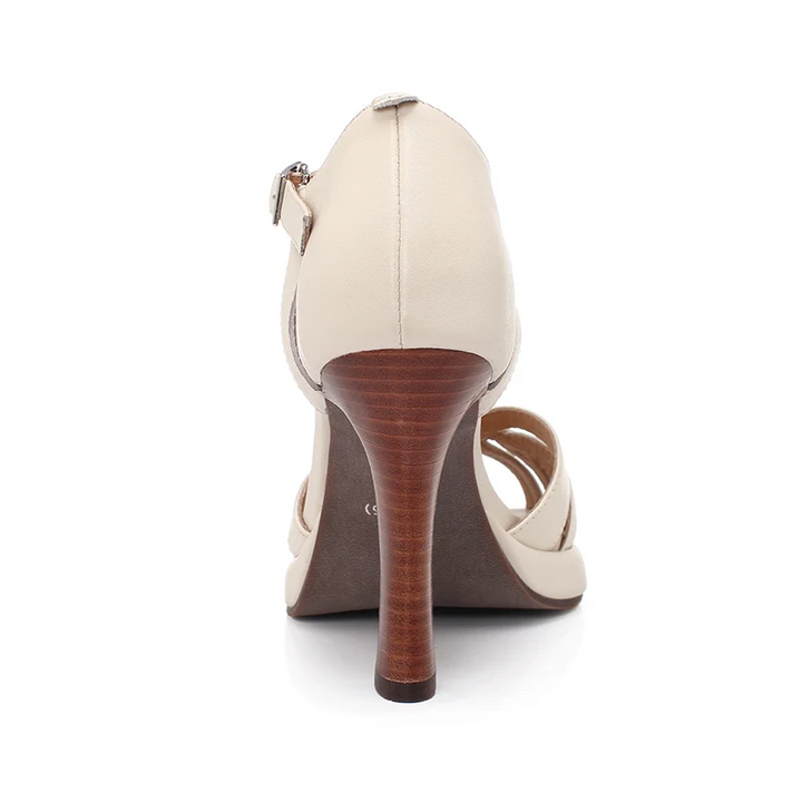 casual sandals color apricot size 7.5 for women