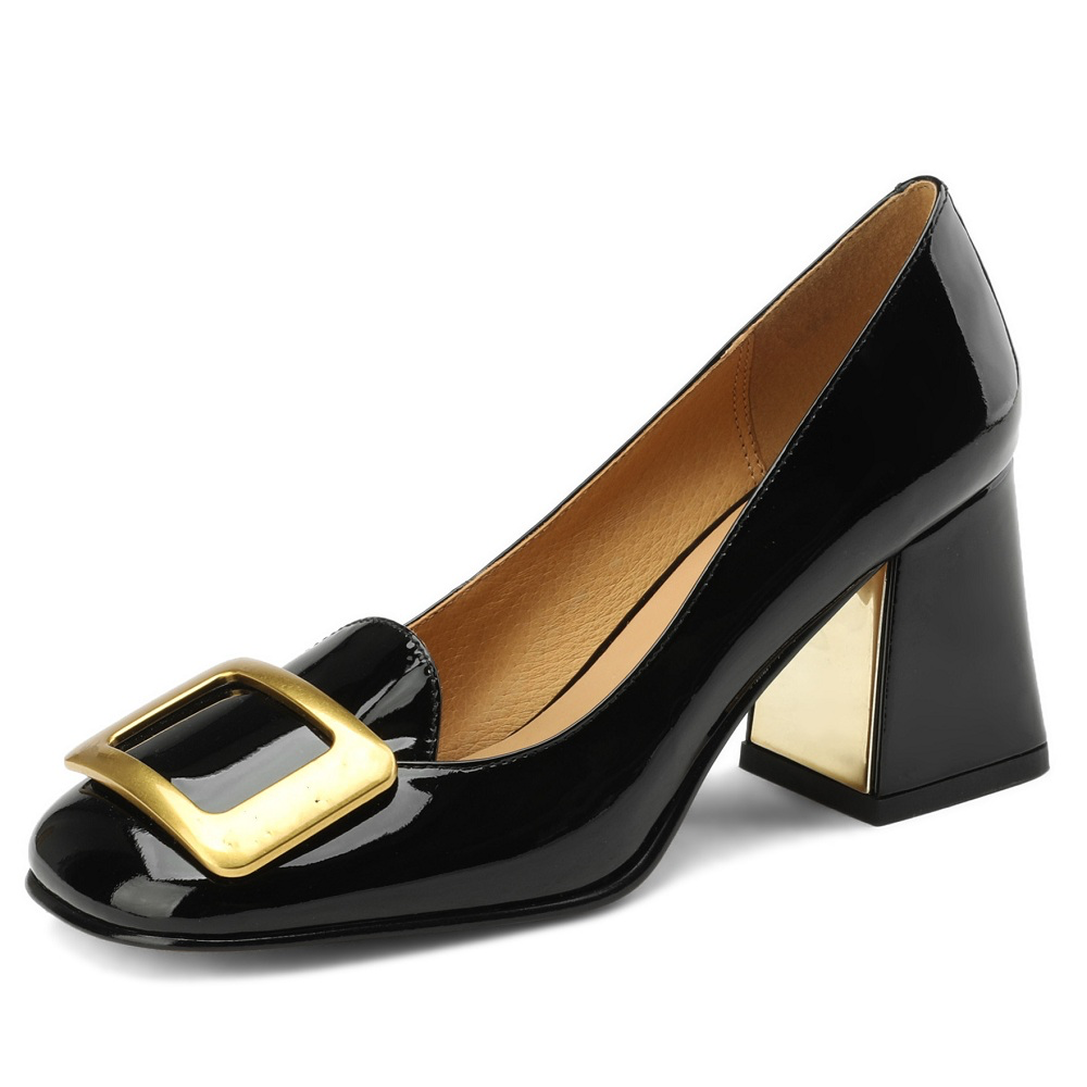 pumps shoes color black size 5 for women