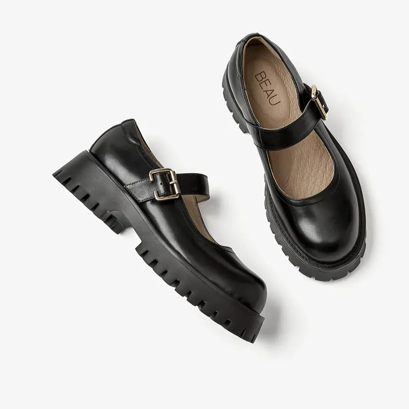 flat platform shoes color black shoes size 7 for women