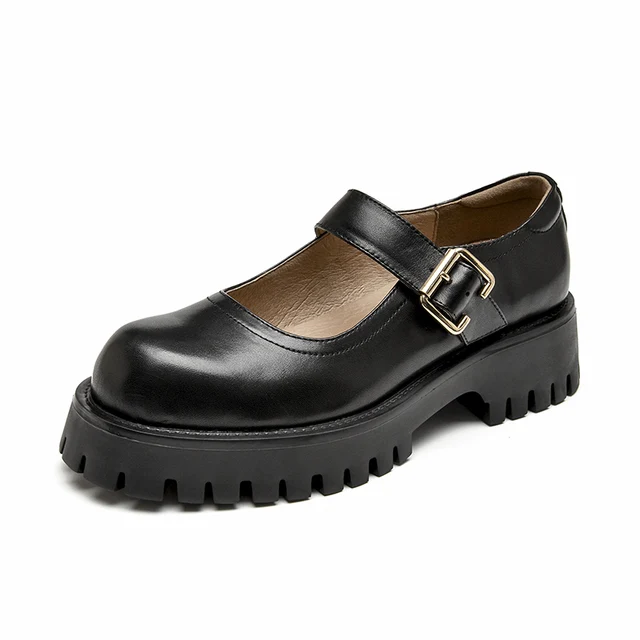 casual platform shoes color black shoes size 5.5 for women