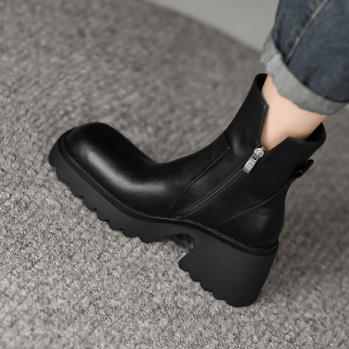 office boots color black size 5.5 for women