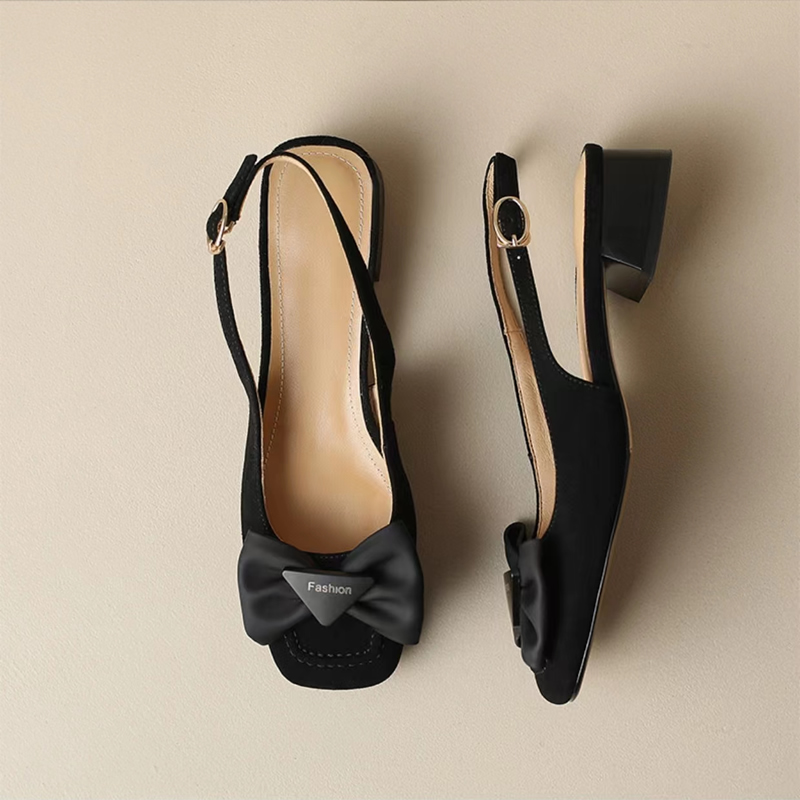 summer sandals color black size 6 for women