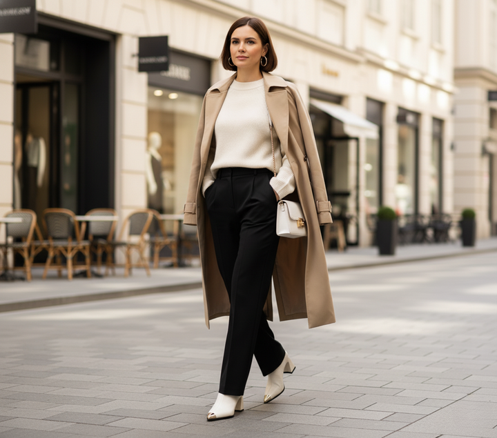 Apex Pump | Croc-Embossed Gold Cap-Toe