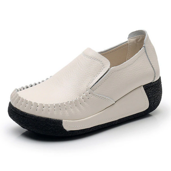 Platform Shoes Color Beige Size 8 for Women