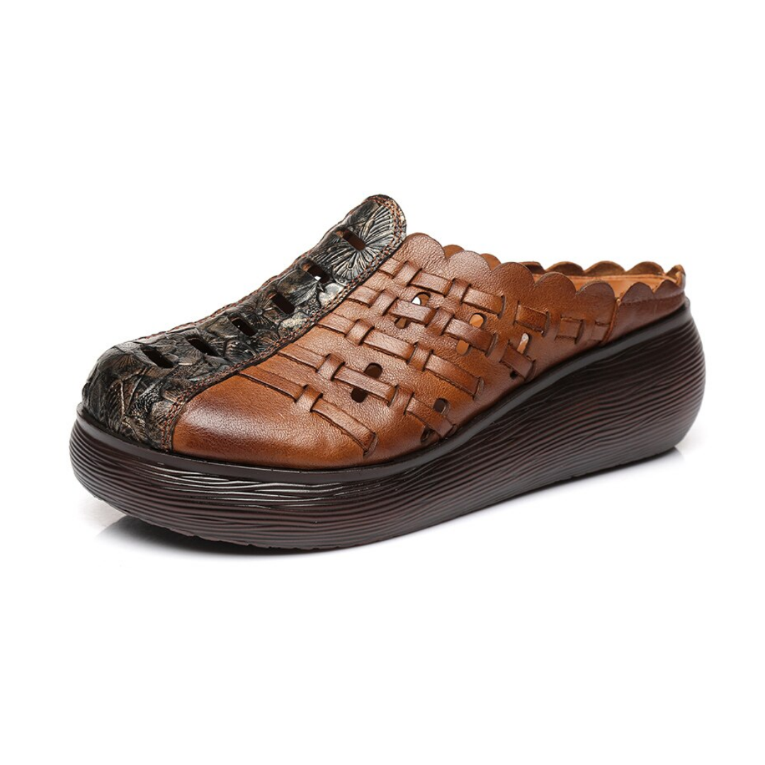    Alquimia-Women_s-Retro-Style-Leather-Clogs-Color-Brown-uss-ultra-seller-shoes-1