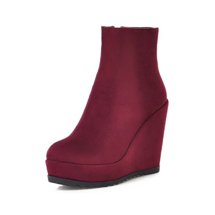     Zoe-Women_s-Winter-Autumn-Wedge-Ankle-Boots-Color-Red-uss-seller-shoes-1