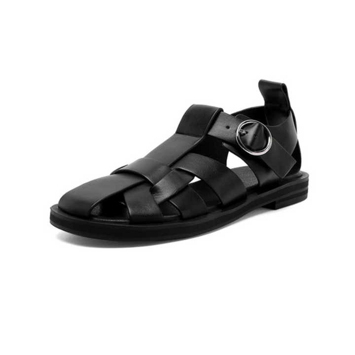    Elisa-Women_s-Flat-Sandal-Color-Black-uss-seller-shoes-1