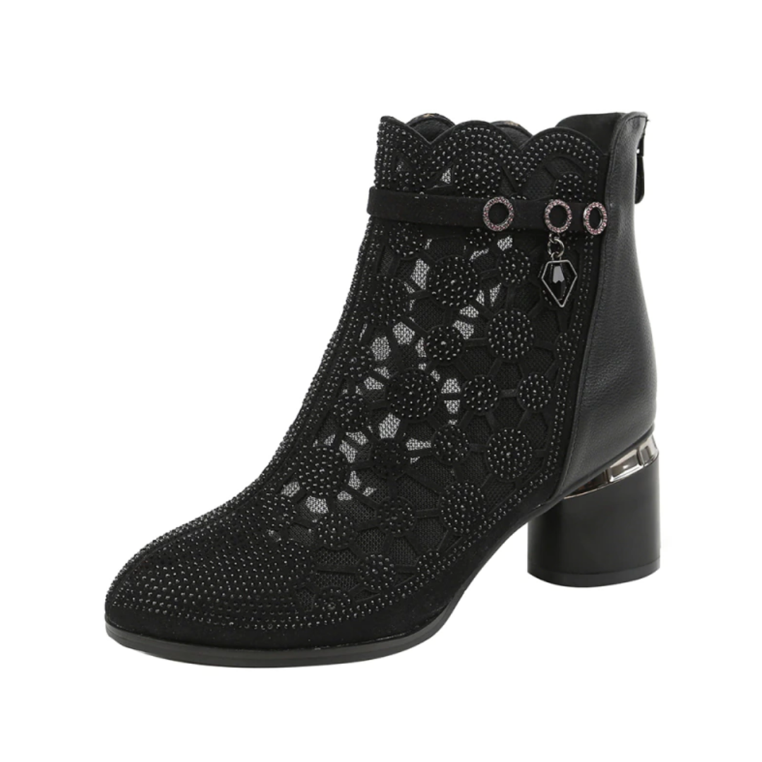    Dianne-Women_s-Mesh-Rhinestones-Fashion-Boots-Color-Black-uss-seller-shoes-1