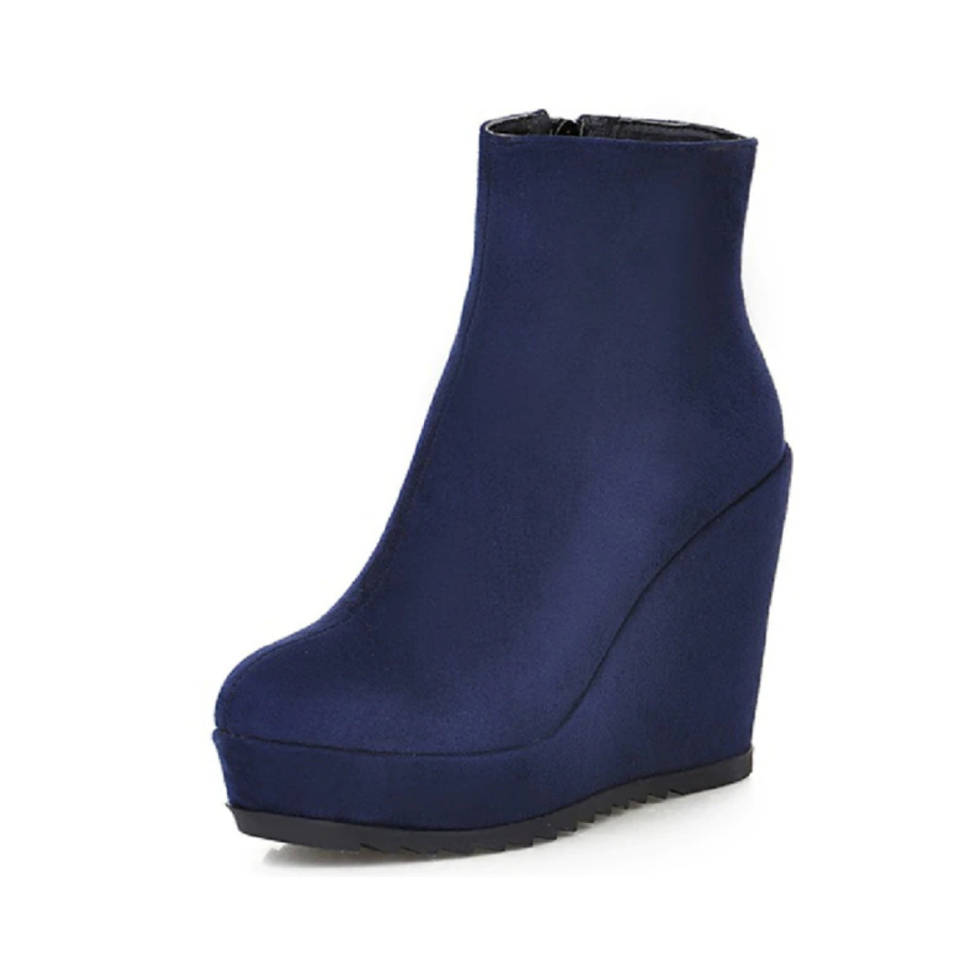     Zoe-Women_s-Winter-Autumn-Wedge-Ankle-Boots-Color-Blue-uss-seller-shoes-1