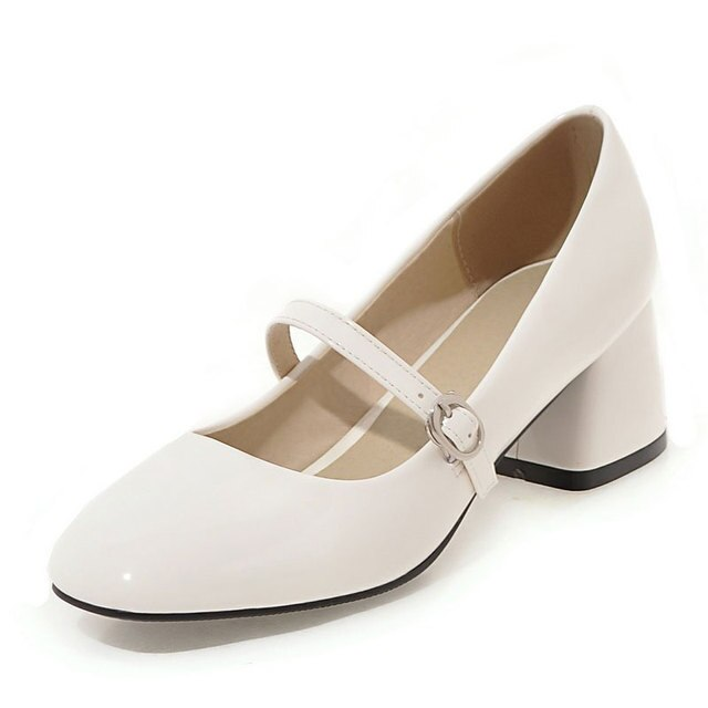 leather patent color white size 6 for women 