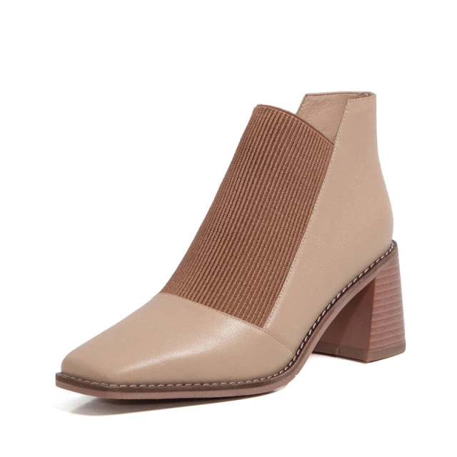 Abdul Women's Leather High Heel Booties