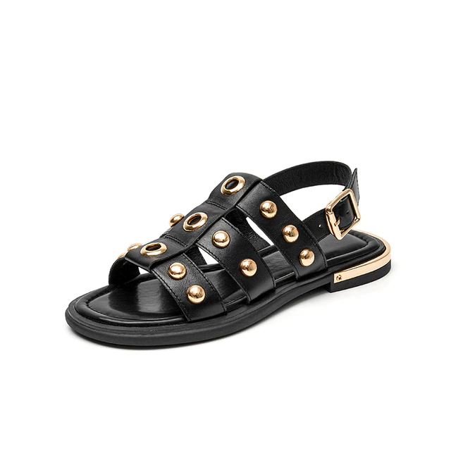 summer sandal color white size 6 for women