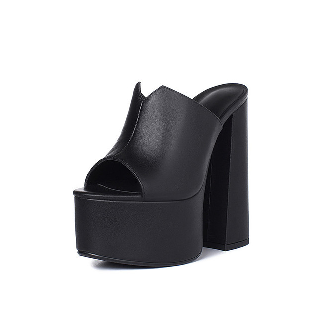 heel sandals color black size 5 for women