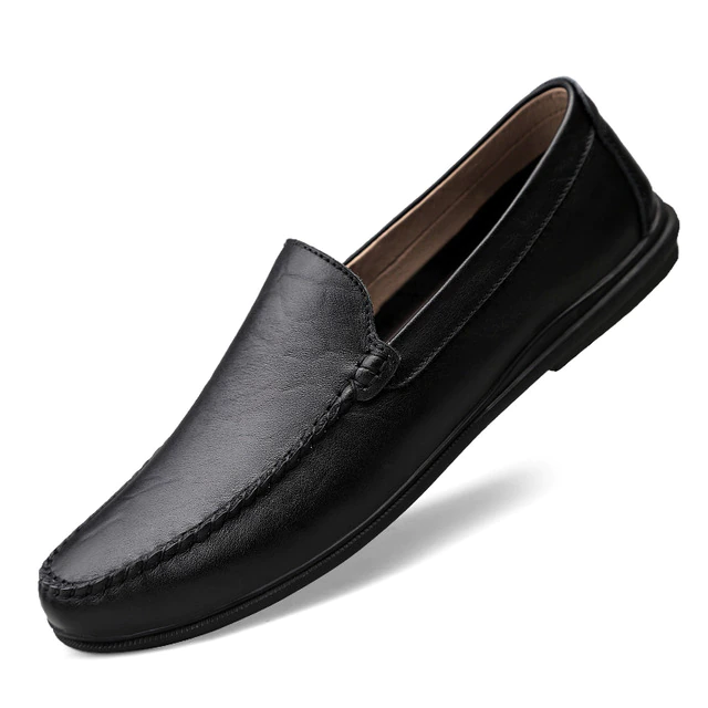 loafers luxury shoes color black size 5.5 for men